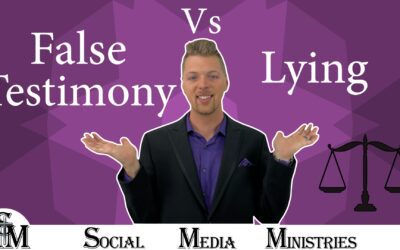 False Testimony Vs Lying – Is There A Difference? – Part 1 of 3