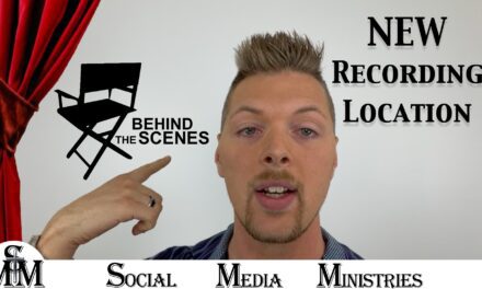 Behind The Scenes Footage Of Social Media Ministries NEW Recording Studio Location